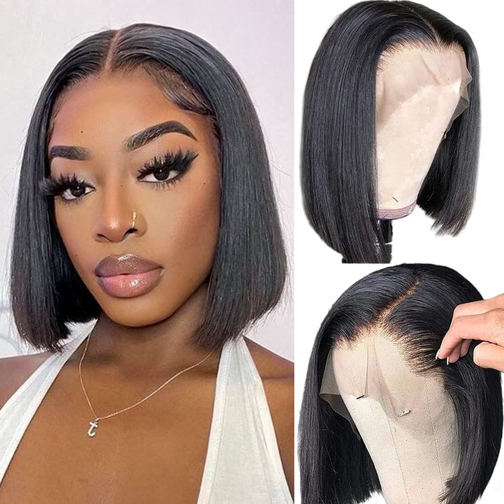 12 Inches Lace Front Bob Wig - The benefit for subscribers only, limited to one order on a first-come, first-served basis.