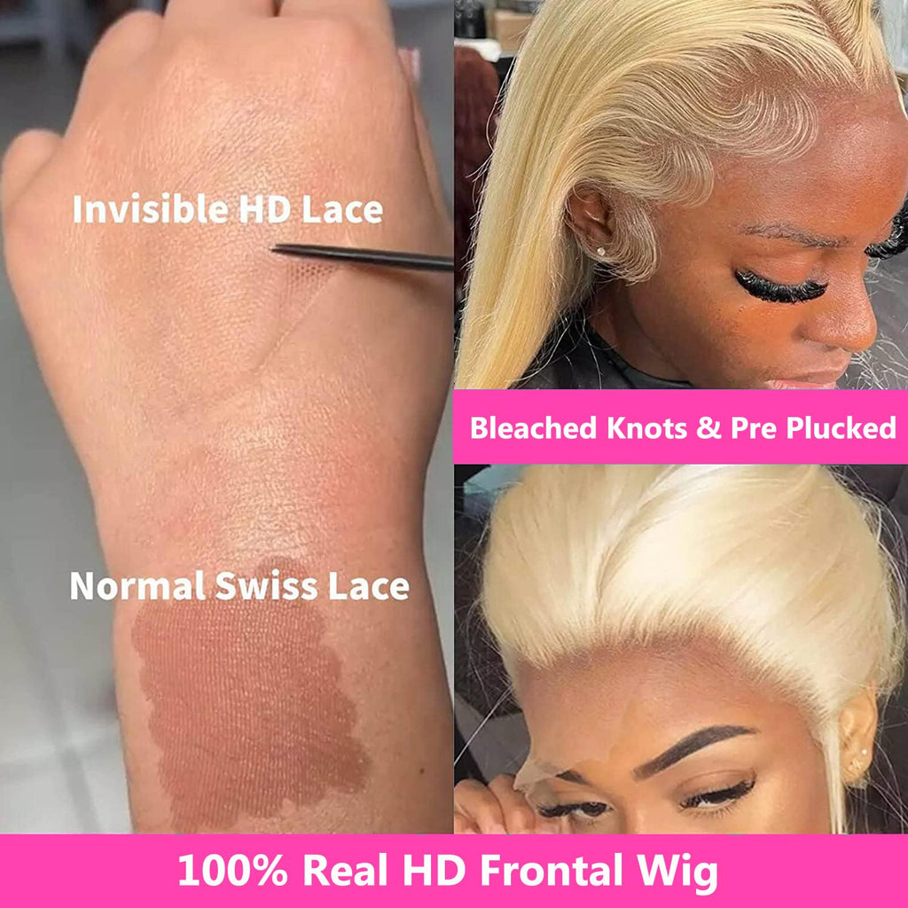 360 blonde lace wig