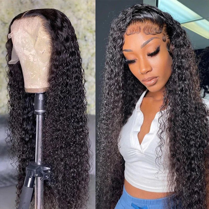 Vanlov Hair-Vanlov 13X4 Lace Front Wigs Loose Deep Human Hair Pre Plucked With Baby Hair