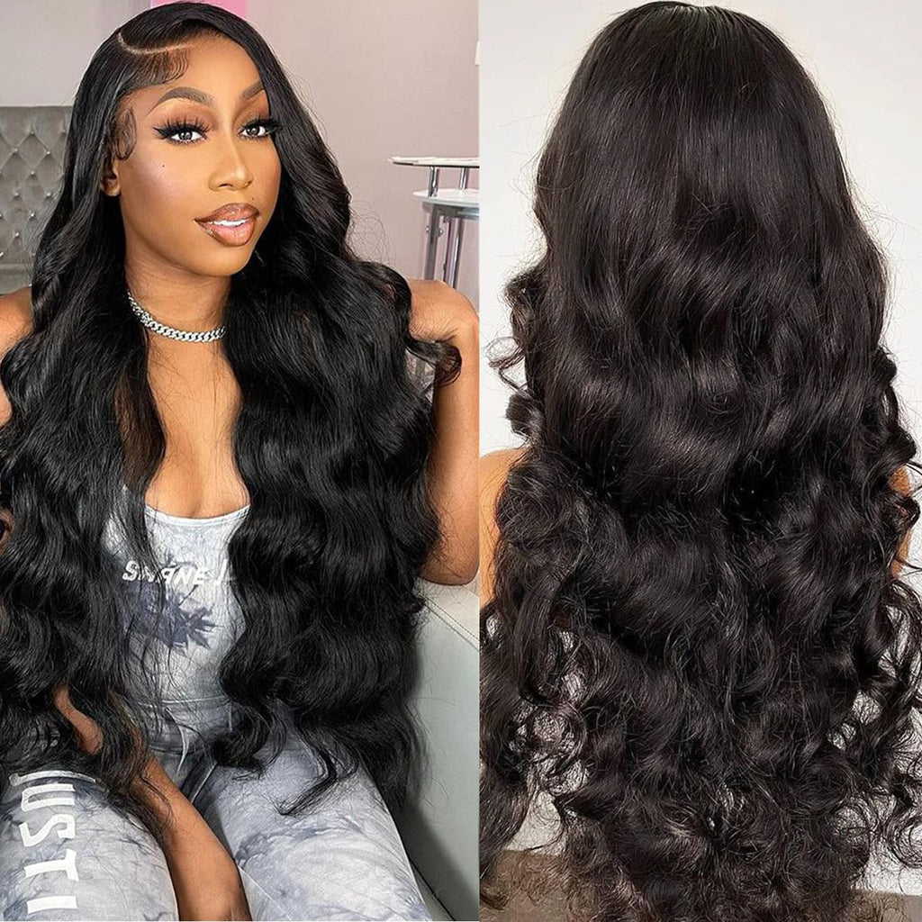 Vanlov Hair-Vanlov Body Wave Lace Front Wigs HD Transparent Lace Wig Human Hair Wigs