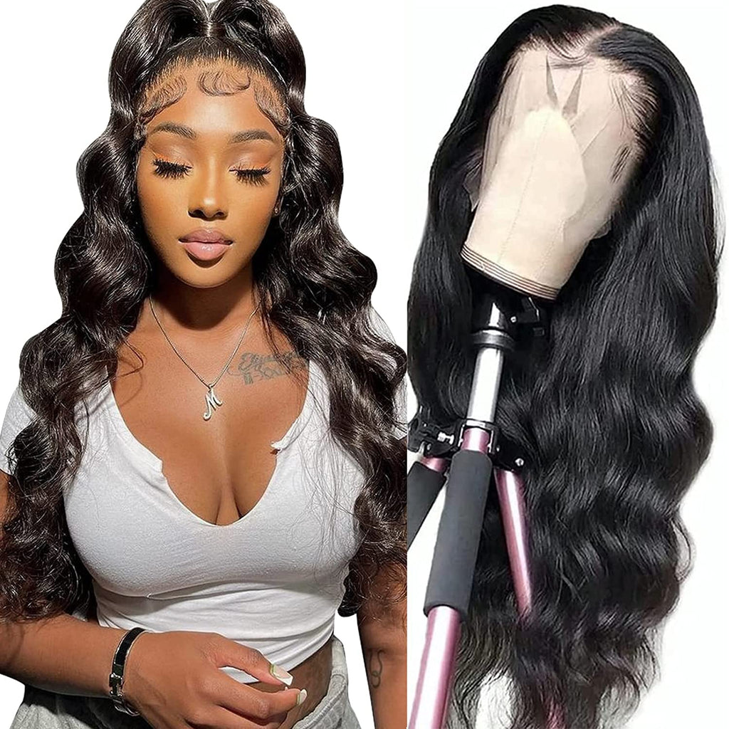 Vanlov Hair-Vanlov Body Wave Lace Front Wigs HD Transparent Lace Wig Human Hair Wigs