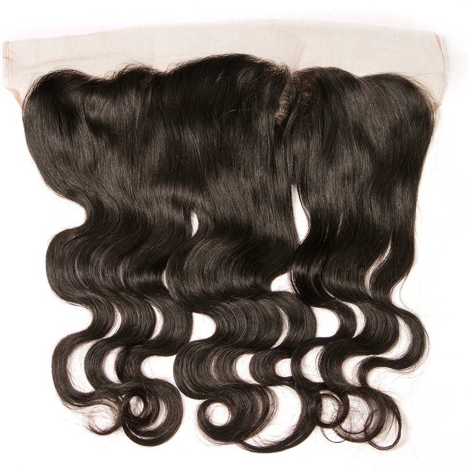Vanlov Hair-Vanlov Hair Body Wave 13X4 Lace Frontal Pre Plucked 100% Human Virgin Hair