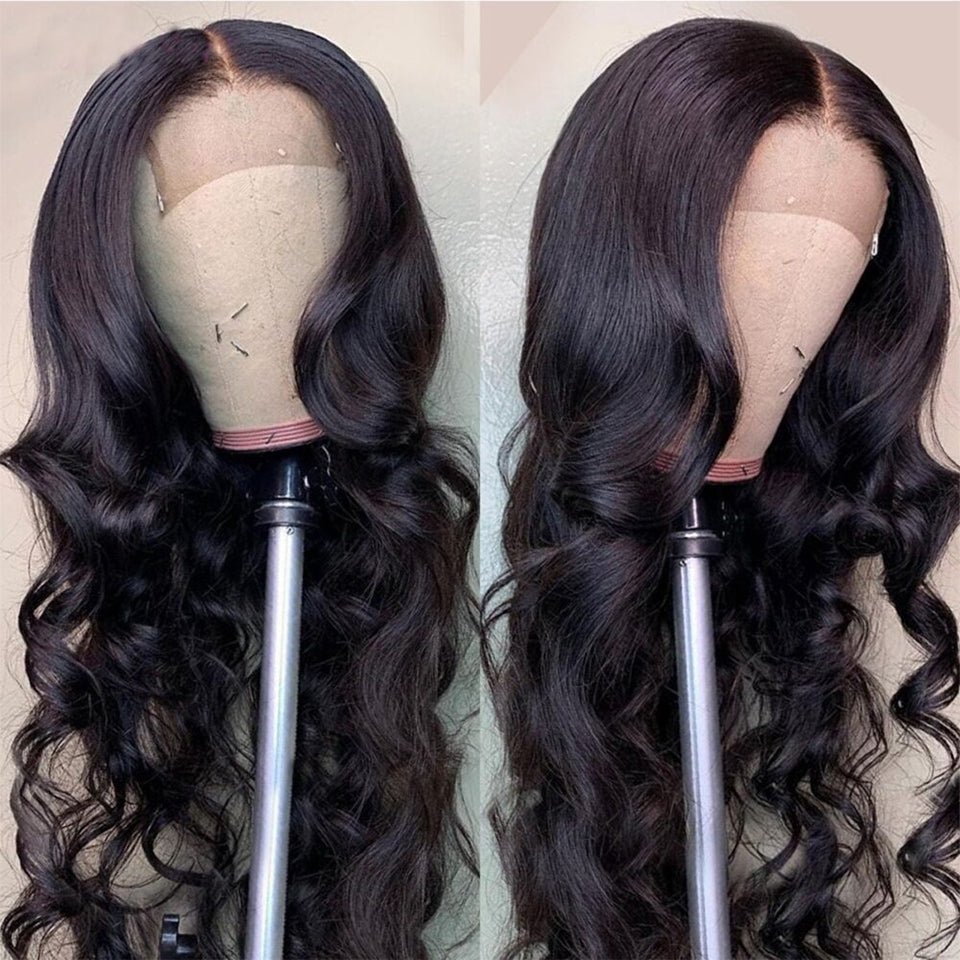 Vanlov Hair-Vanlov Hair Body Wave 5X5 Lace Front Wig 150%/180%/210%/250% Human Hair Lace Closure Wig