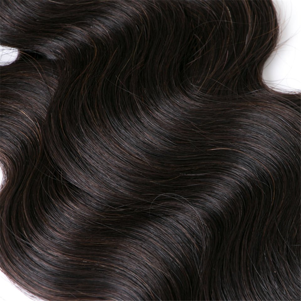Vanlov Hair-Vanlov Hair Body Wave Human Hair Bundles Natural Color 3 Bundles