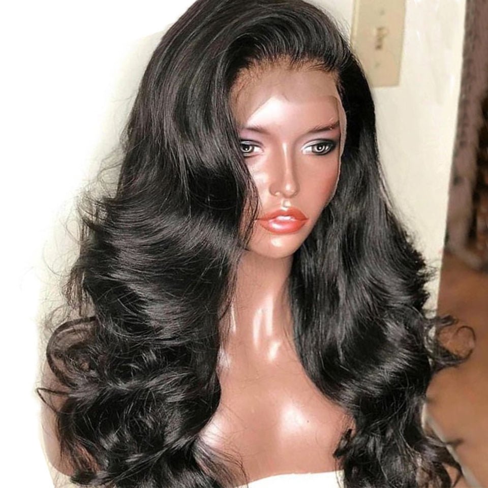 Vanlov Hair-Vanlov Hair Body Wave Lace Front Wig Human Hair Pre Plucked