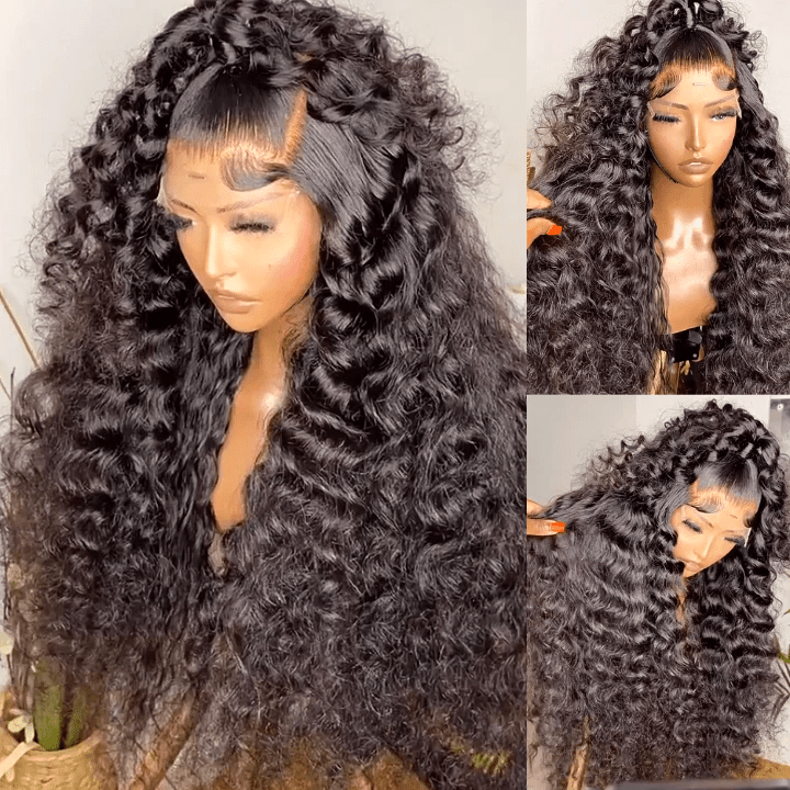 Vanlov Hair-Vanlov Hair Lace Front Wigs Deep Brazilian Human Hair For Black Women