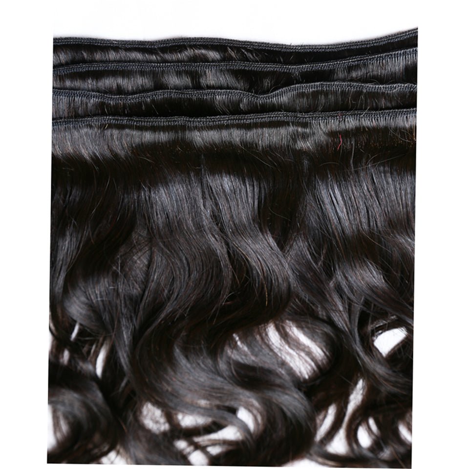 Vanlov Hair-Vanlov Hair Loose Wave 1 Bundle Virgin Human Hair Natural Black