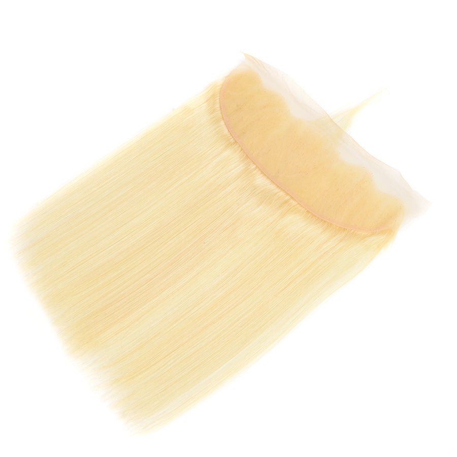 Vanlov Hair-Vanlov Hair Virgin Human Hair Straight 13X4 Lace Frontal Blonde Hair