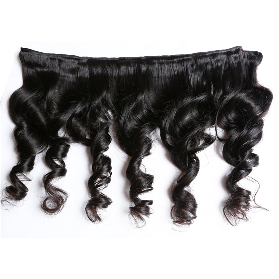 Vanlov Hair-Vanlov Human Hair Bundles Soft And Thick Hair Loose Wave 5 Bundles