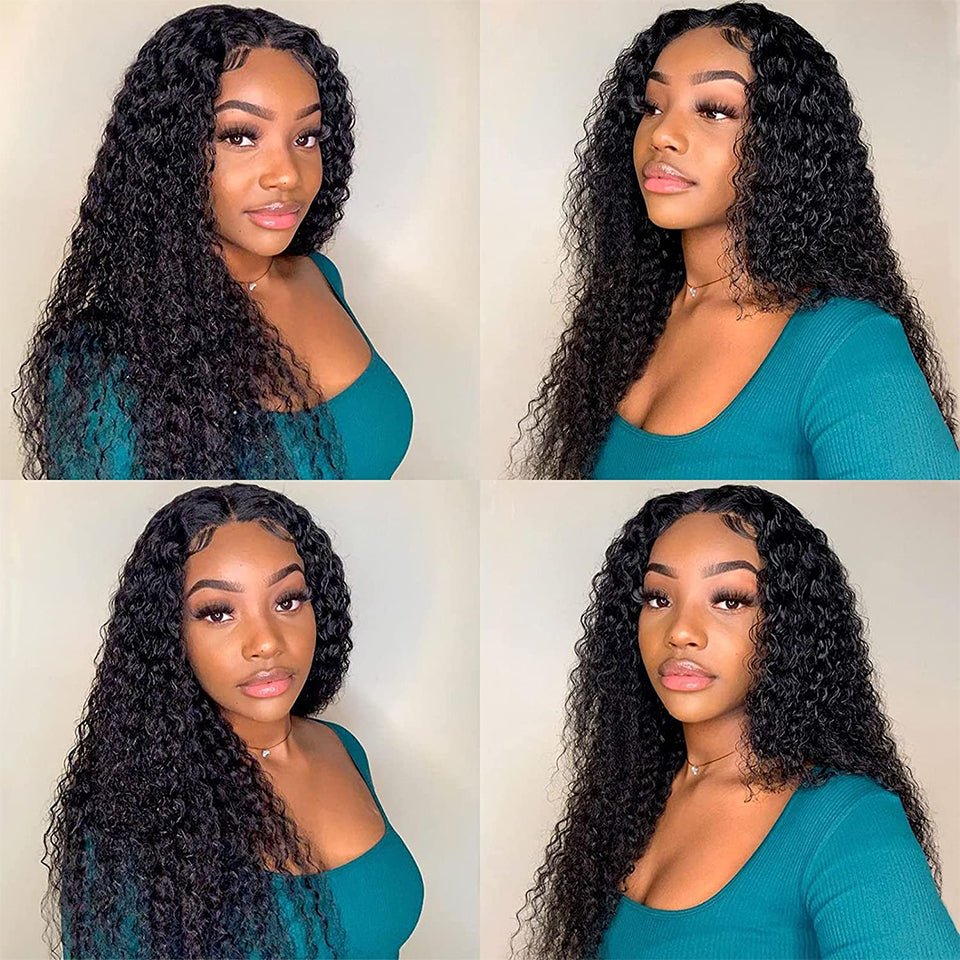 Vanlov Hair-Water Wave 5X5 Lace Front Human Hair Wig 10-40 inch 150%/180%/210%/250% Density Lace Closure Wig