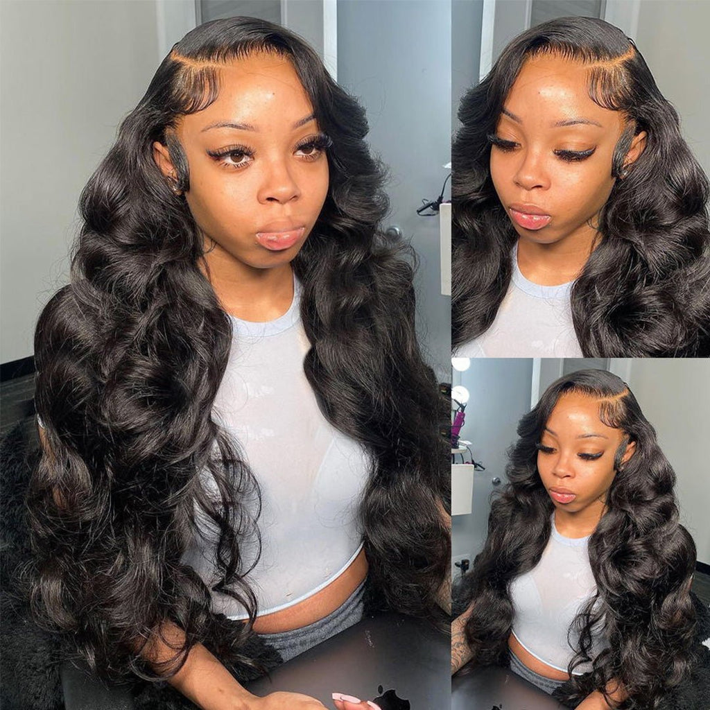 Vanlov Hair-Wear and Go Glueless Wig Pre Cut Lace Body Wave 4X4/5X5/4x6 Closure Wigs with Natural Hairline Beginner Friendly