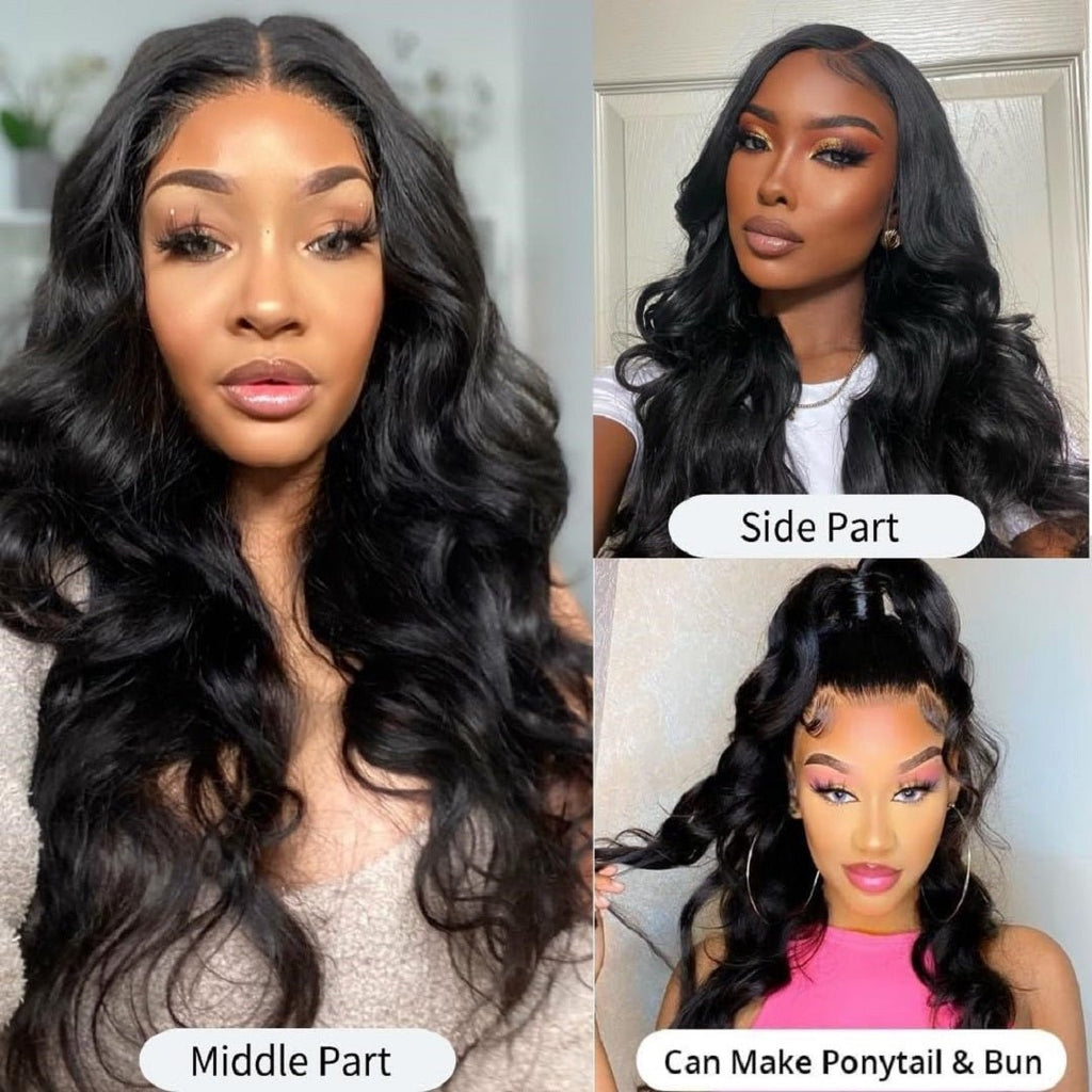 Vanlov Hair-Wear ang Go Glueless Lace Wig Body Wave Human Hair Wigs for Black Women HD Lace Front Wigs Human Hair